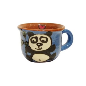 Korongozott csésze Panda kék