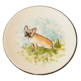 Kutya Francia Bulldog tányér