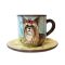 Kutya Yorkshire terrier csésze 2dl + alj