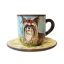 Kutya Yorkshire terrier csésze 2dl + alj