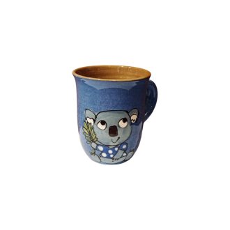Korongozott bögre Koala - kék