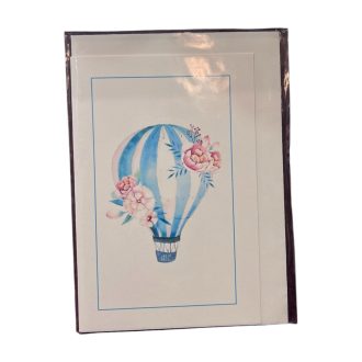 Vintage képeslap - Hőlégballon