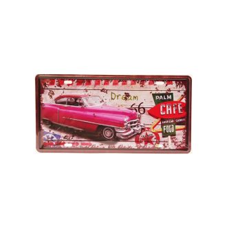Rendszám Pink Cadillac