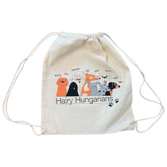 PN Táska - Hairy Hungarians (kutyás) tornazsák