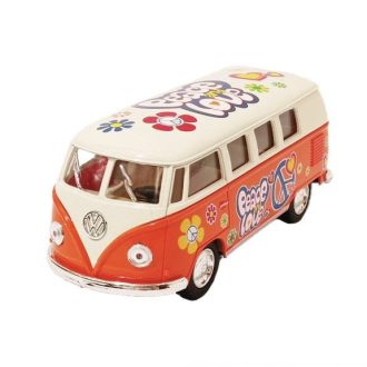 VW busz peace - narancssárga