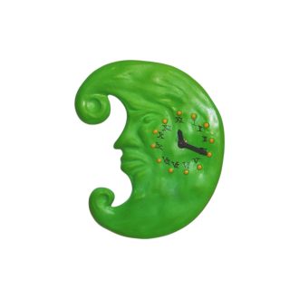 Kerámia Óra - Hold zöld