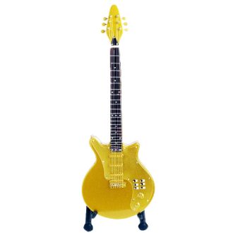 Makett Gitár - Queen Brian May Signatured Gold