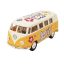 VW busz peace - citrom