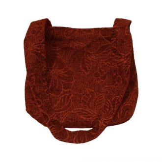 Textil táska - Egypántos Virágos bordó